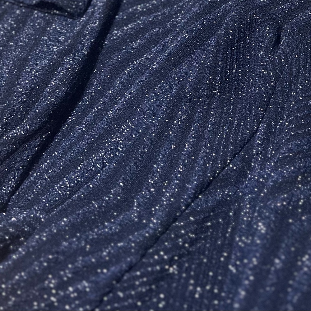 🌻Francesca's Collections Sparkling Navy Jumpsuit🌻 - Picture 4 of 4
